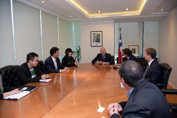 Meeting with Mining Minister in Chile
